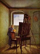 Caspar David Friedrich Georg Friedrich Kersting oil painting